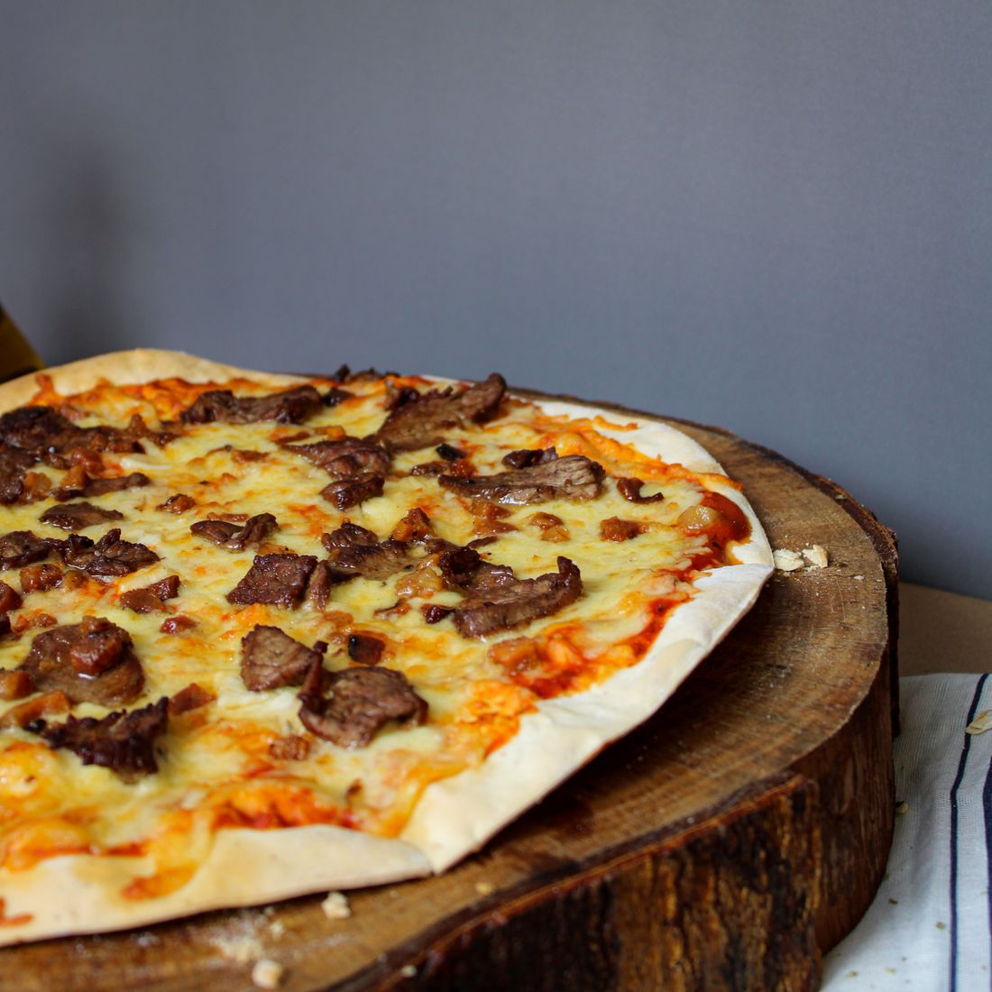 Fläskfilépizzor